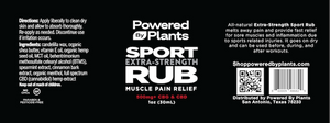 
                  
                    Sport Extra-Strength Rub
                  
                