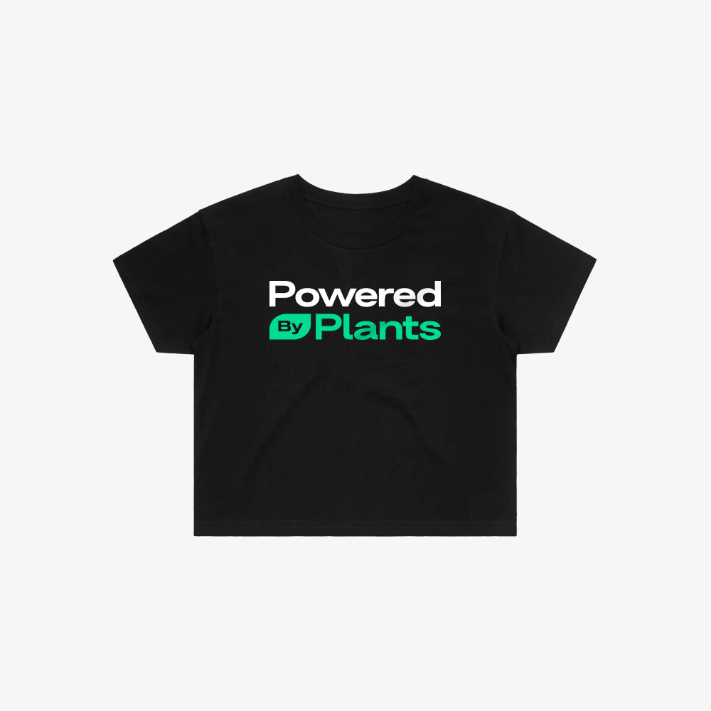 Powered By Plants Crop Tee